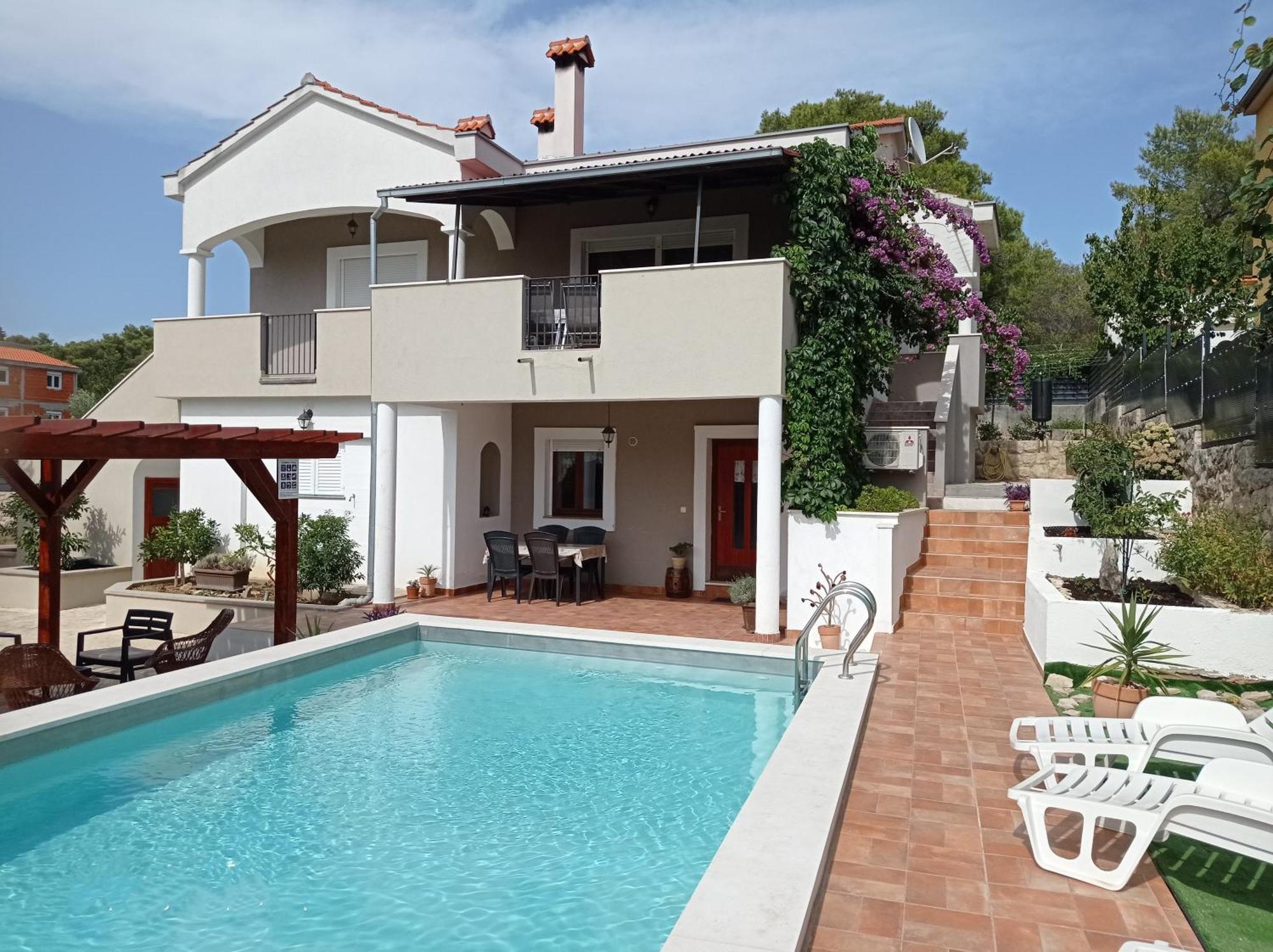 Villa Niko With Private Swimming Pool Zadar Exterior foto
