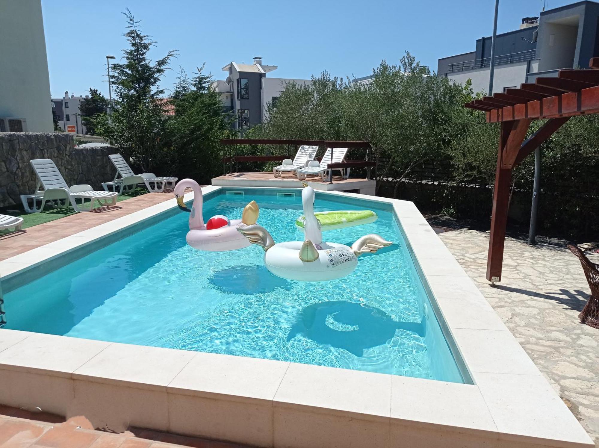 Villa Niko With Private Swimming Pool Zadar Exterior foto